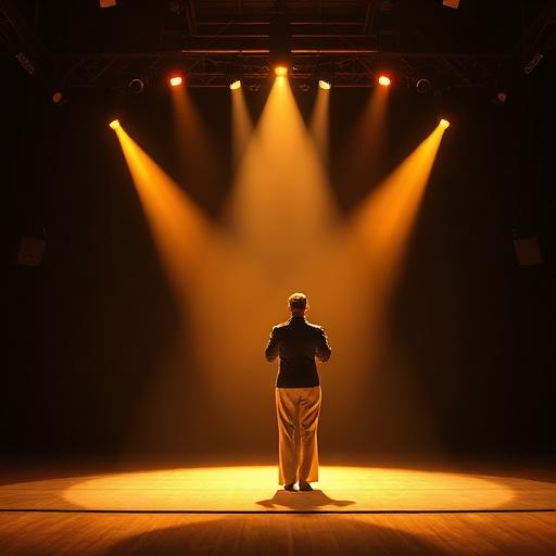 En el escenario